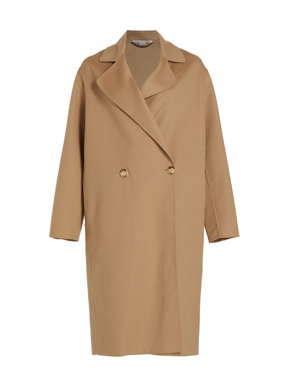 Wool Double-Breasted Topper Coat | Saks Fifth Avenue