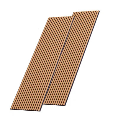 2pcs x "106 x 20.5" 3D Acoustic/Sound proof Wood Slat Wall Panels (set of 2/30.2 sq. ft.) | Wayfair North America