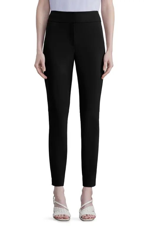 Lafayette 148 New York Greenwich Acclaimed Stretch Pants in Black at Nordstrom, Size 16 | Nordstrom