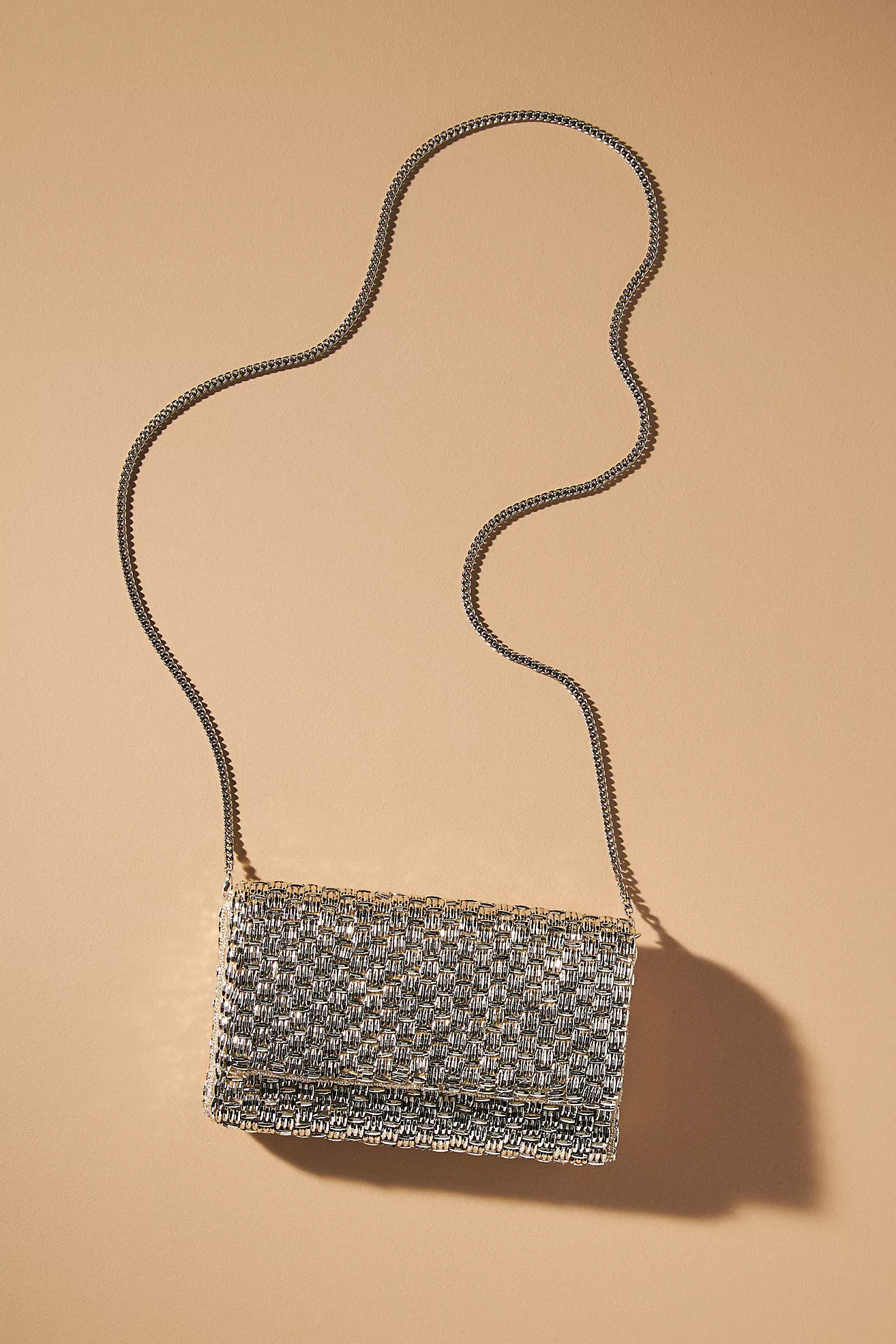 By Anthropologie Metallic Beaded Clutch | Anthropologie (US)