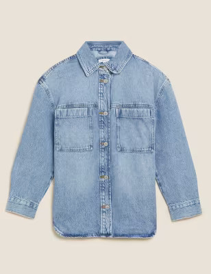 Per Una  Denim Shacket  Product code: T534264U | Marks & Spencer (UK)
