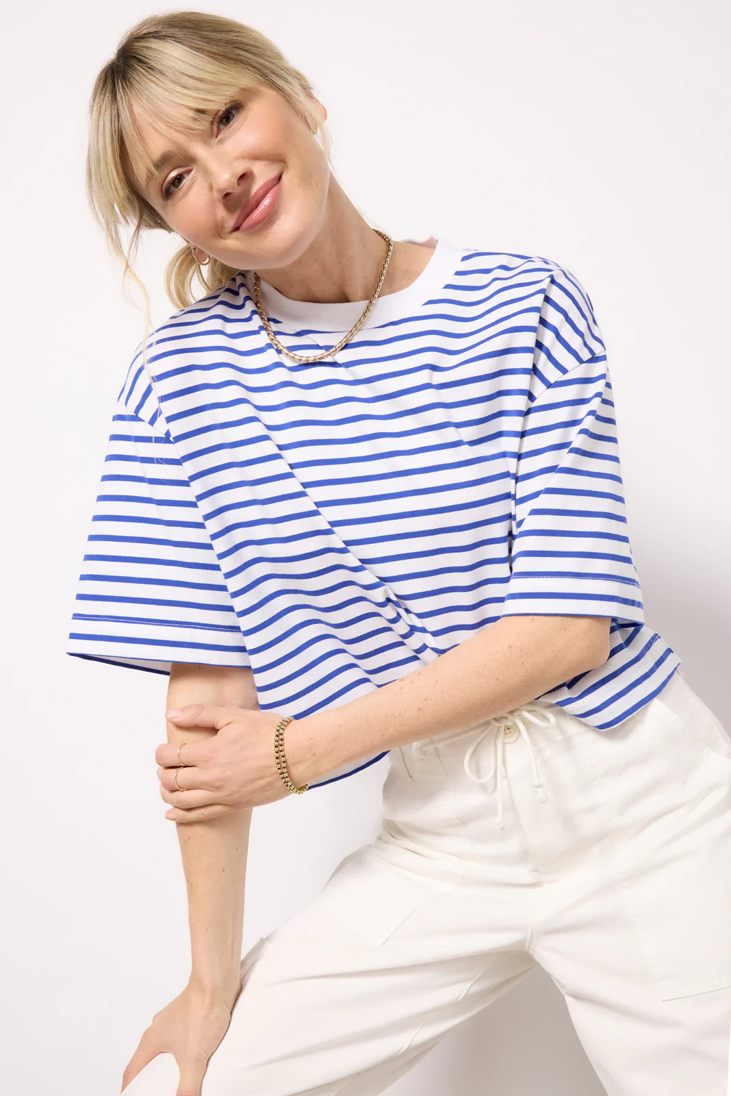 Mae Stripe Tee | Evereve