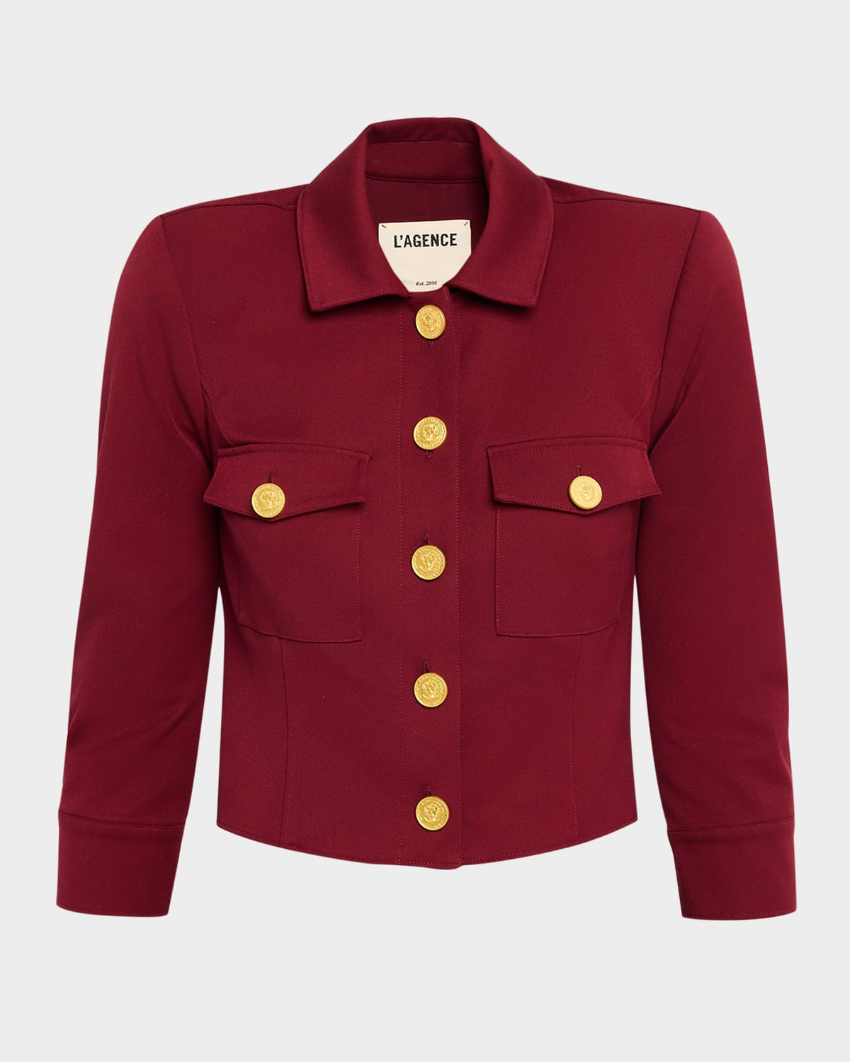 Kumi Cropped Fitted Jacket | Neiman Marcus