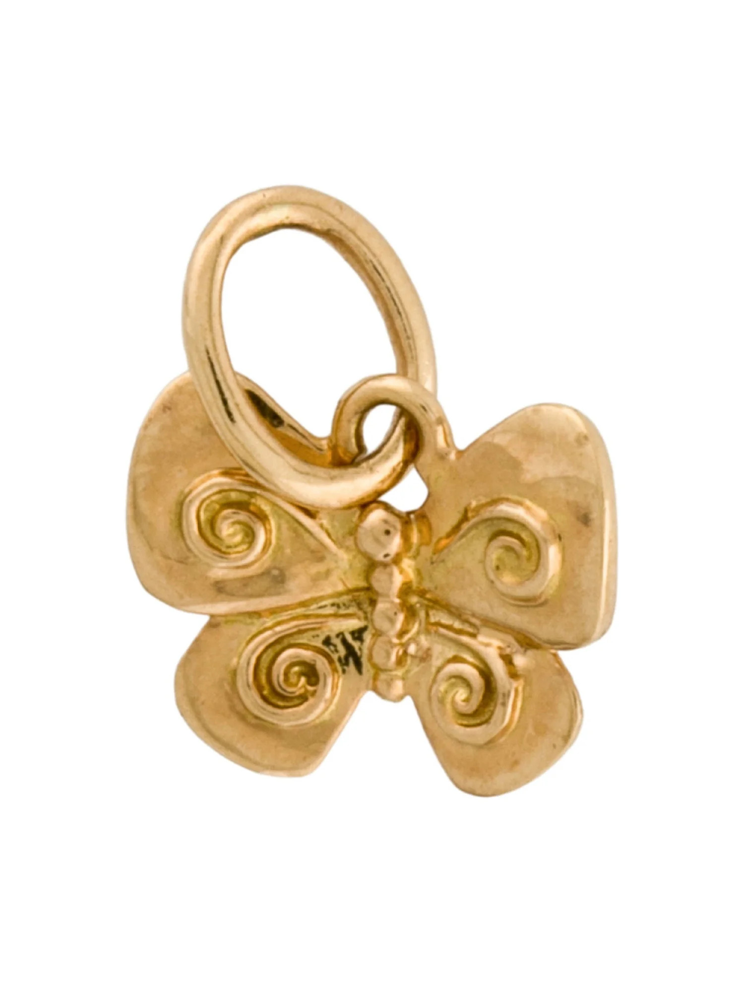18K Butterfly Charm Pendant | The RealReal