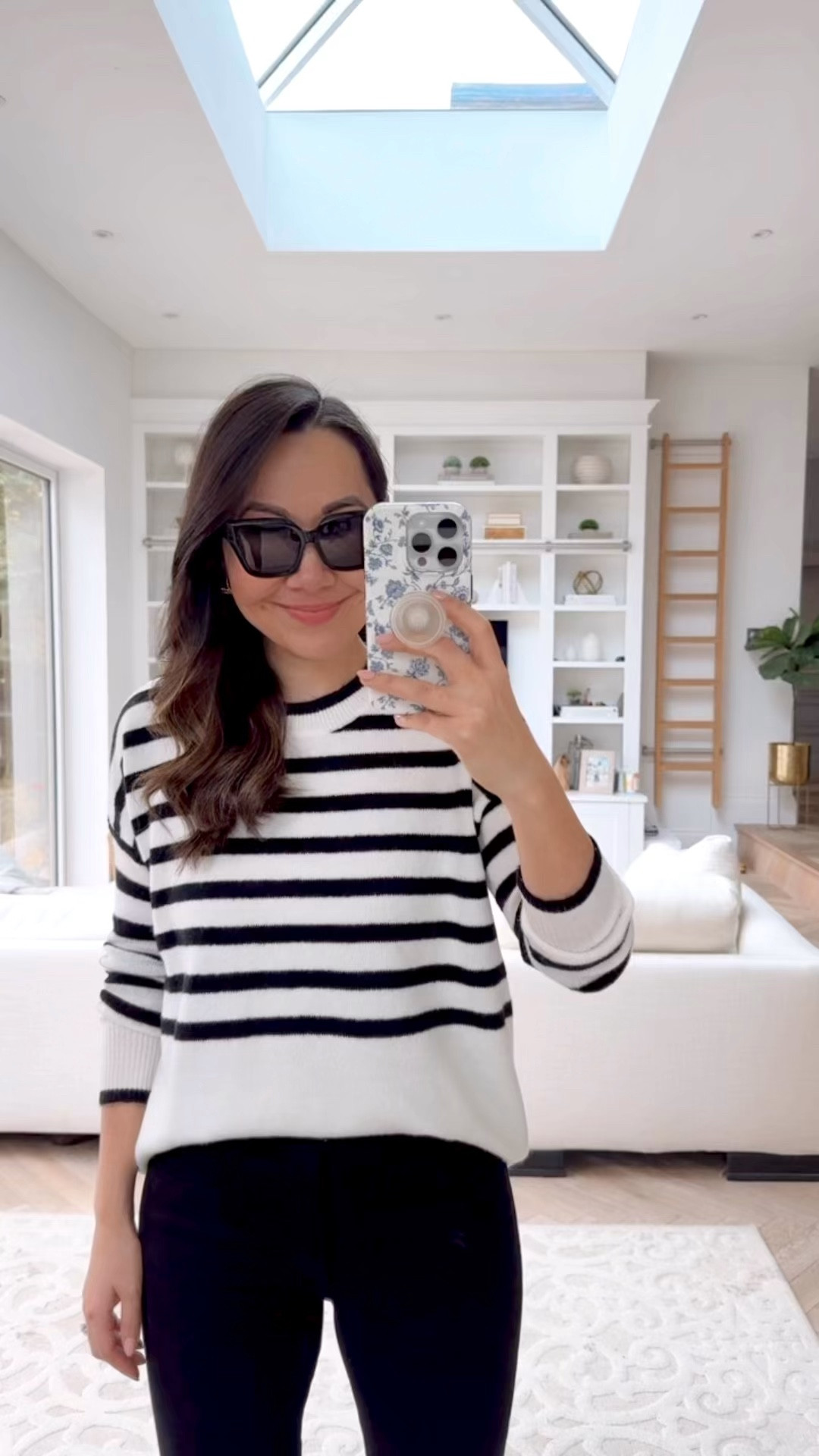 My sunglasses are less than $10 (no really!) and are so flattering! Work great on Asian noses too! 😂