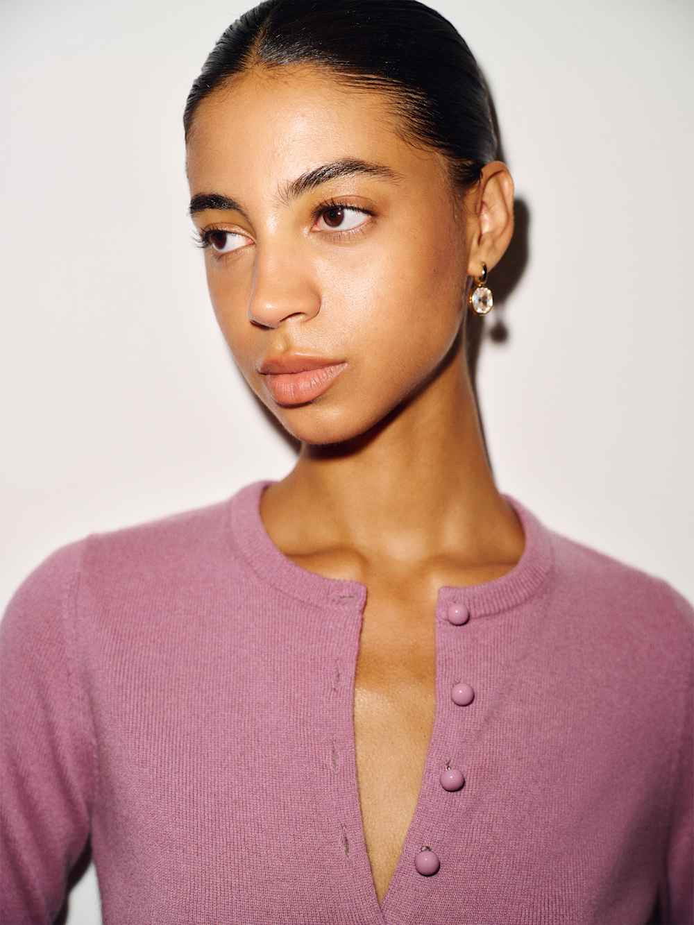 Caspia Cashmere Cropped Cardigan | Reformation (Global)