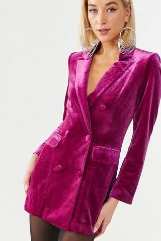 Velvet Mini Blazer Dress | Forever 21 (US)