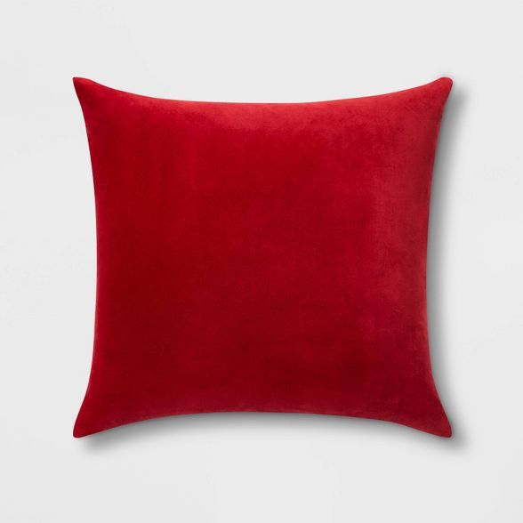 Velvet Pillow with Linen Reverse - Threshold™ | Target