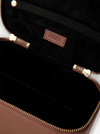 Leather Vanity Case – Dark Beige – Women – ARKET GB | Arket UK
