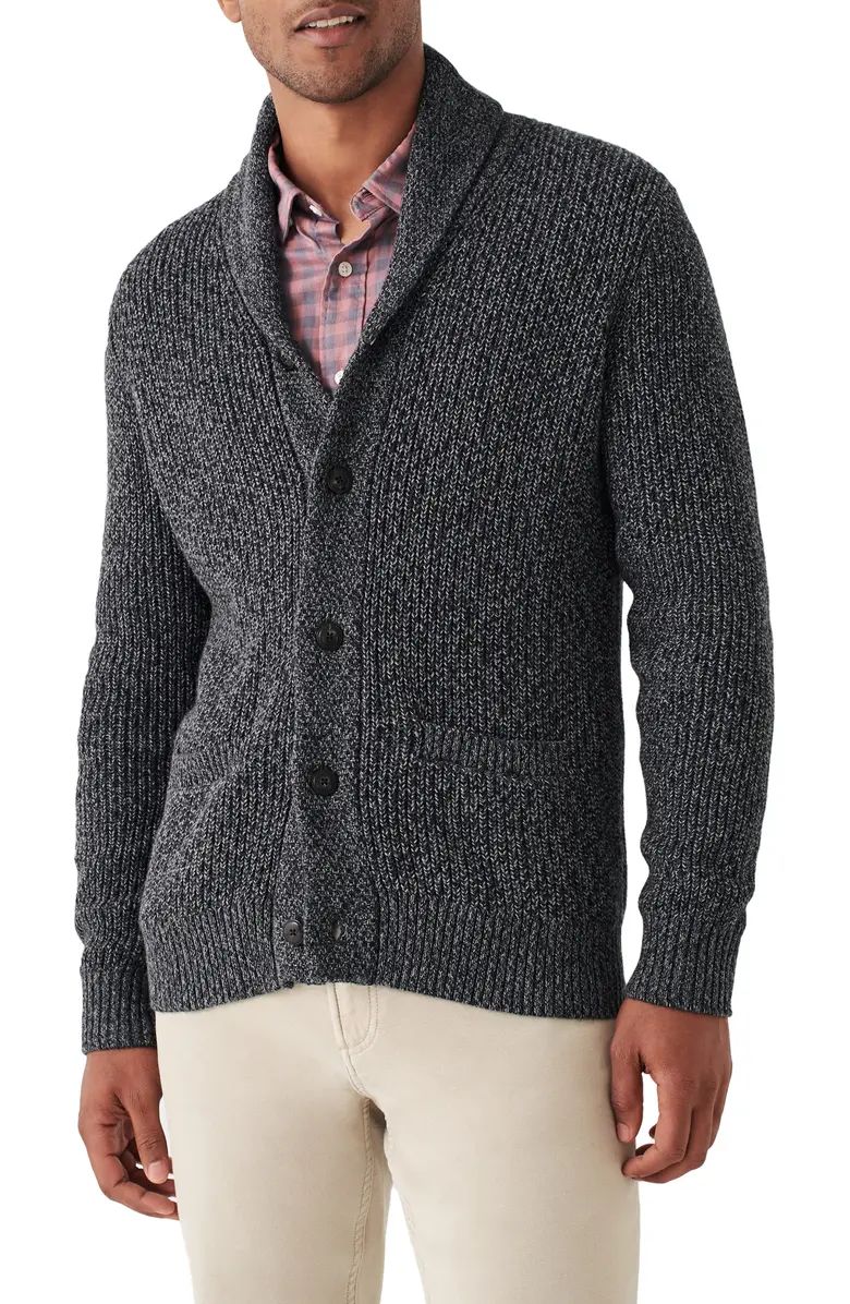 Faherty Marled Organic Cotton & Cashmere Cardigan | Nordstrom | Nordstrom
