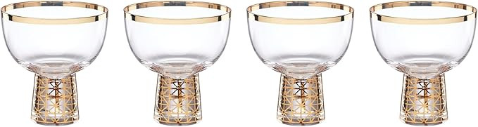 Lenox 897410 Tuscany Classics Gold Frost Coupes, Set of 4 | Amazon (US)