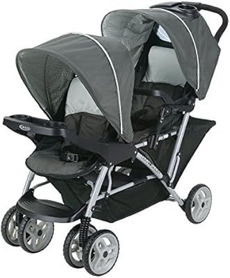 Graco DuoGlider Double Stroller | Lightweight Double Stroller with Tandem Seating, Glacier | Amazon (US)