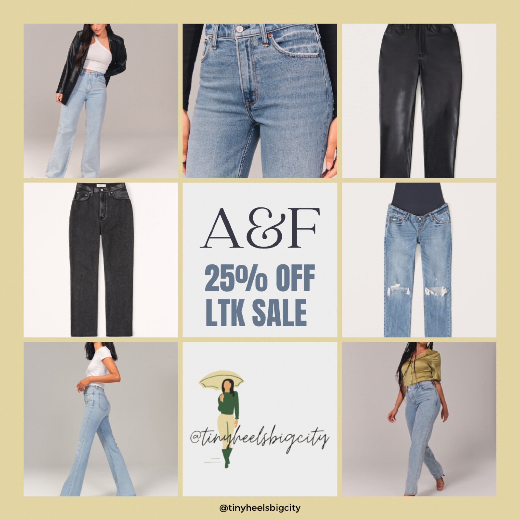 Re-sharing some of my favorite denim finds from A&F that are part of the LTK sale. These items are 25% off until March 12th! Copy the promo code and paste in website before checking out 🌺💞 
 #LTKFind #abercrombie 
 

#LTKsalealert #LTKunder100 #LTKSale