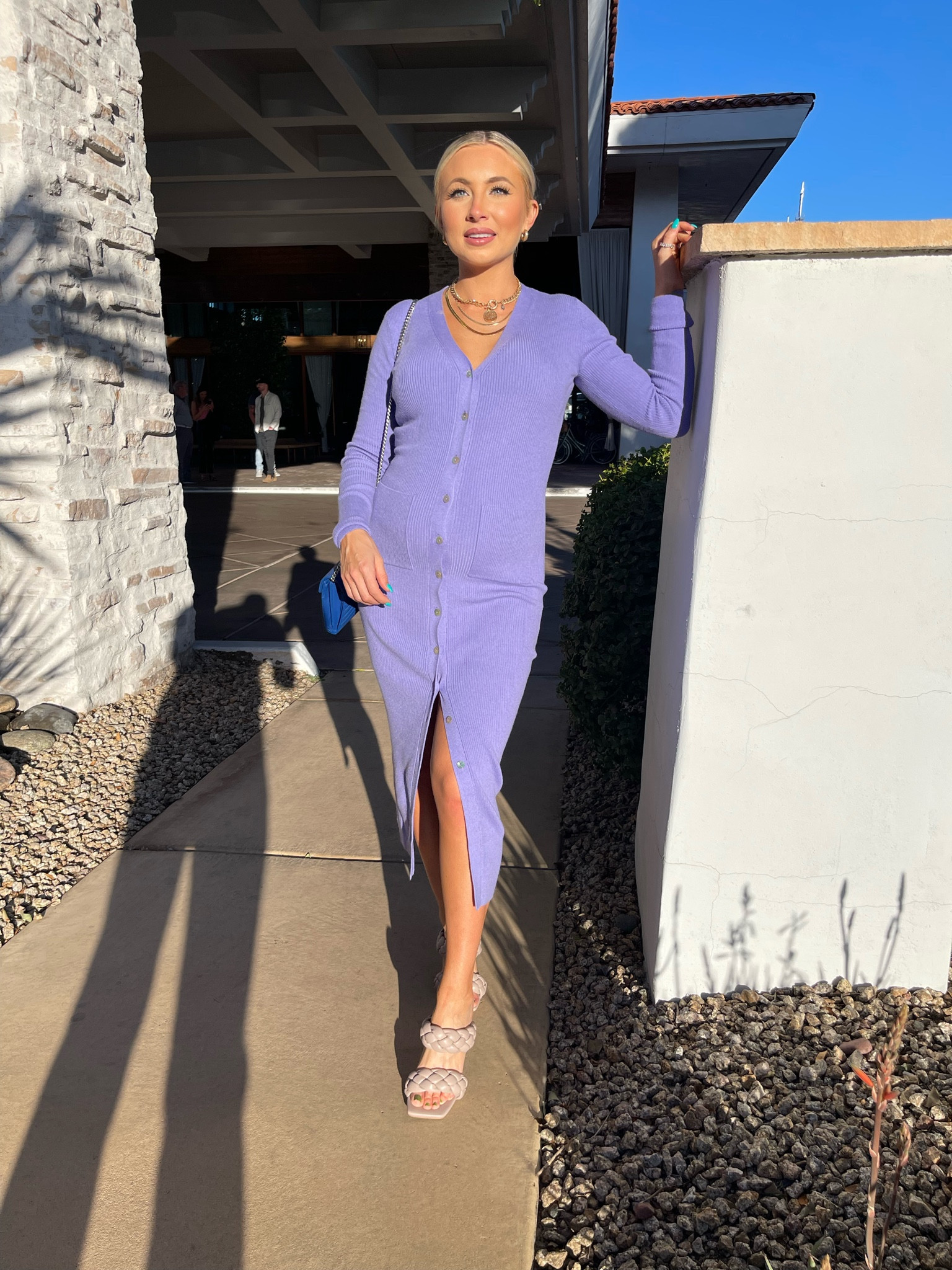 This purple maxi is a statement for spring! Wearing a small #bumpstyle #revolve #arizona #scottsdale 

#LTKunder100 #LTKbump #LTKstyletip