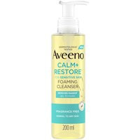 Aveeno Face Calm & Restore Foaming Cleanser 200ml | Look Fantastic (UK)