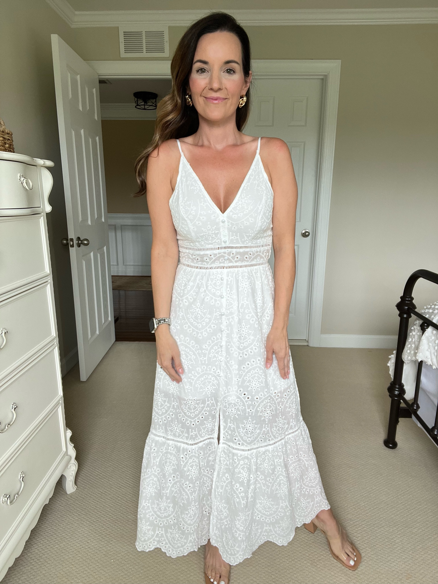 The prettiest white dress from Amazon. Looks so good on tall or petite bodies. HIGHLY RECOMMEND this dress. It will be one of your favorites. Wearing size 0-2

Family photos / white dress / party / summer style / eyelet / dresses /amazon find  

#LTKFindsUnder50 #LTKStyleTip