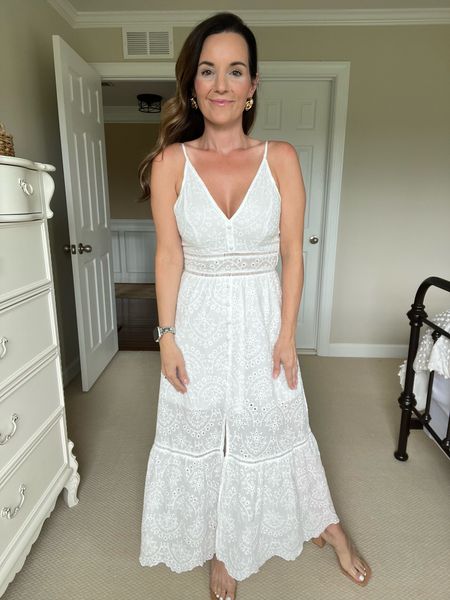 The prettiest white dress from Amazon. Looks so good on tall or petite bodies. HIGHLY RECOMMEND this dress. It will be one of your favorites. Wearing size 0-2

Family photos / white dress / party / summer style / eyelet / dresses /amazon find  

#LTKFindsUnder50 #LTKStyleTip