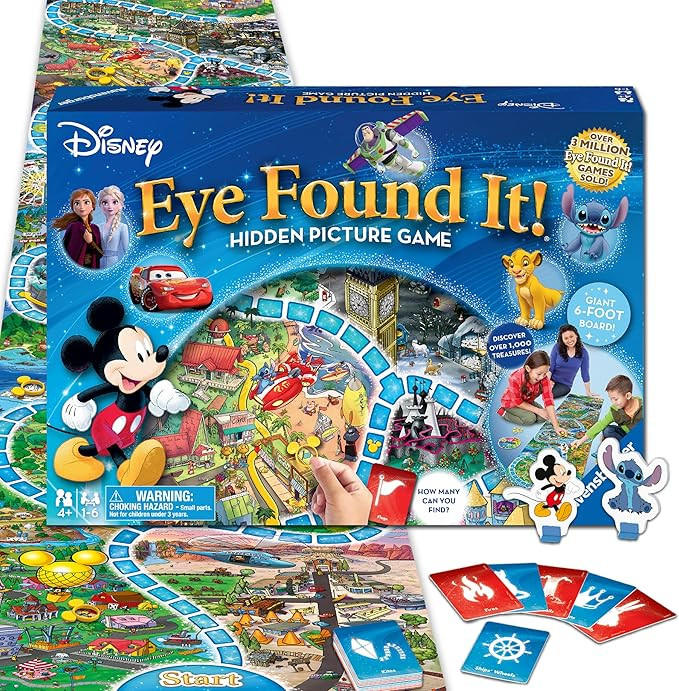 Ravensburger Disney Eye Found It - Hidden Picture Search Board Game - Learning Fun with Disney Fa... | Amazon (US)