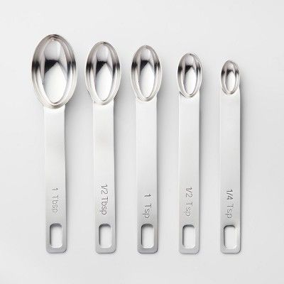 Stainless Steel Measuring Spoons - Made By Design&#8482; | Target