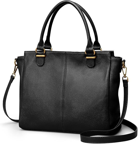 befen Soft Genuine Leather Purses for Women Small Tote Bag Handbags Crossbody Bags with Top Handl... | Amazon (US)