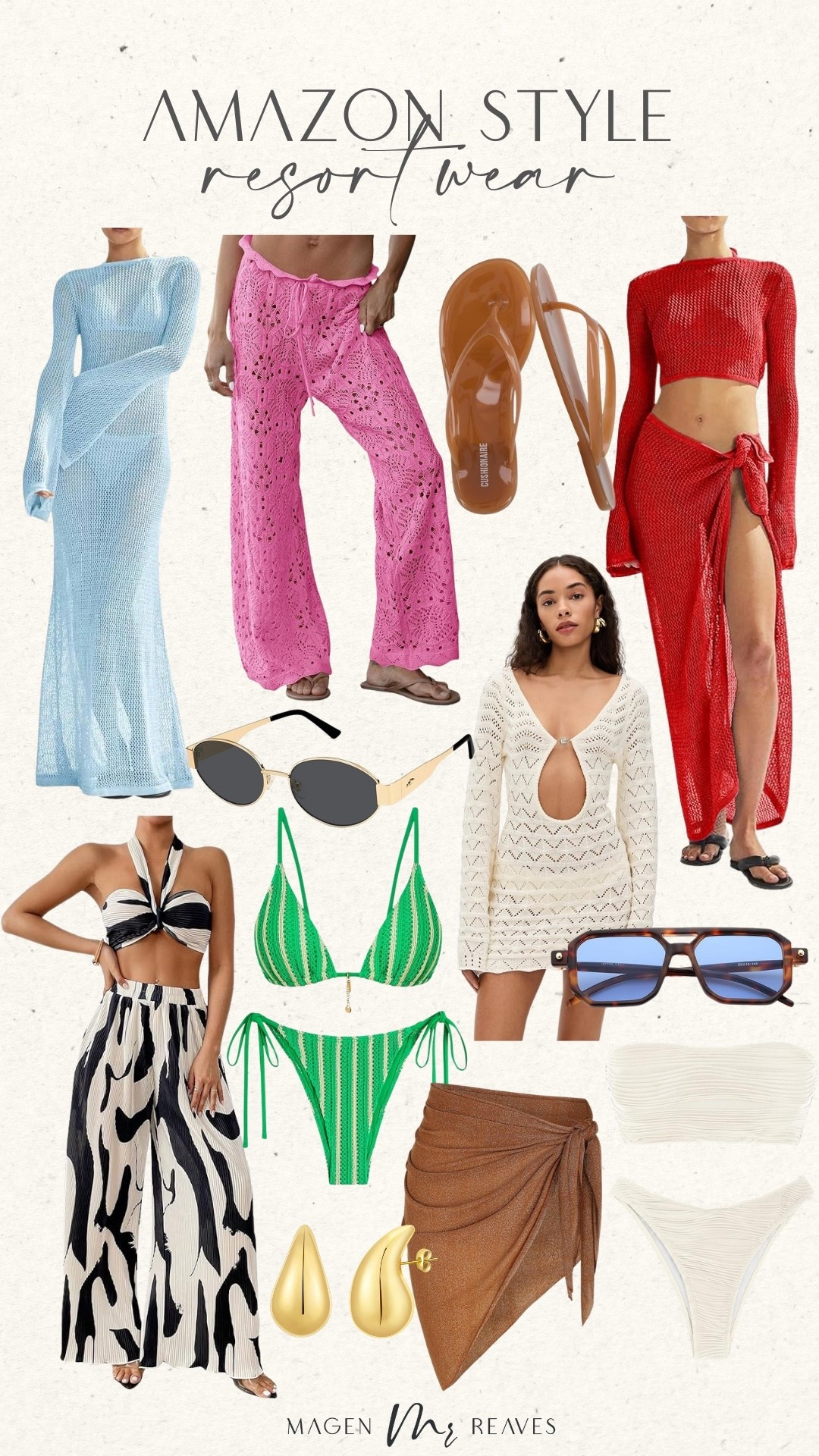 Amazon resort wear style

Beach vacation, Amazon swim, swim coverup, resort outfit inspo

#LTKSeasonal #LTKTravel #LTKSwim