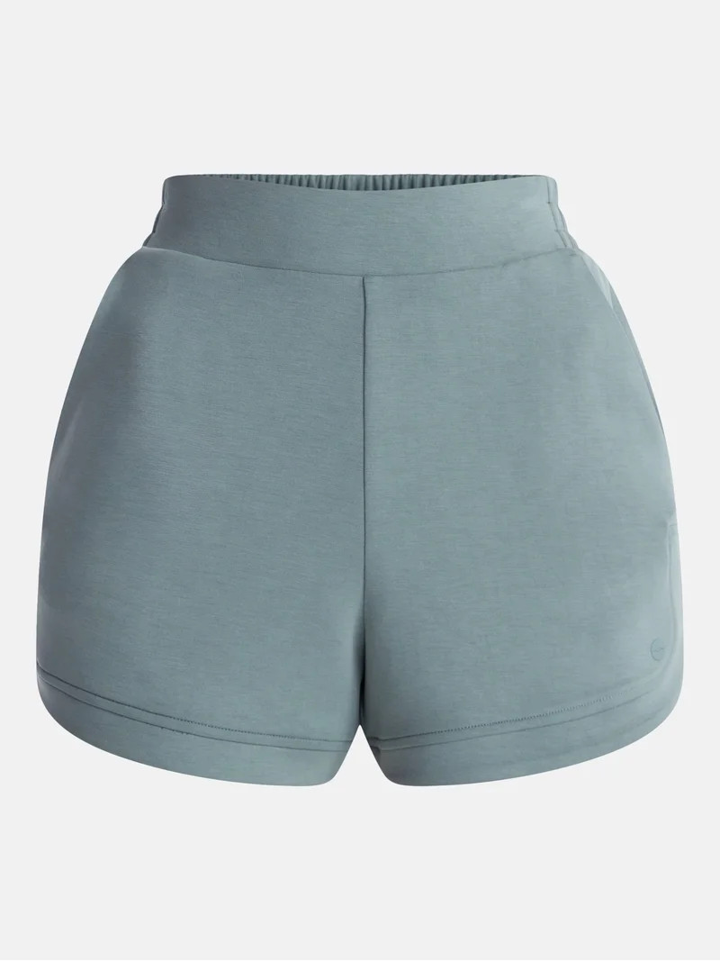 Avia Women's ScubaKnit Shorts, 3.25'' Inseam, Sizes XS-XXXL - Walmart.com | Walmart (US)