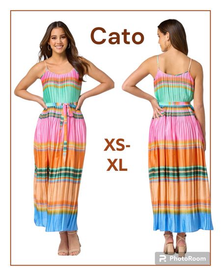 Cato Summer Dress. Love the colors. XS to XL. 

#cato
#summerdress 

#LTKstyletip #LTKfindsunder50