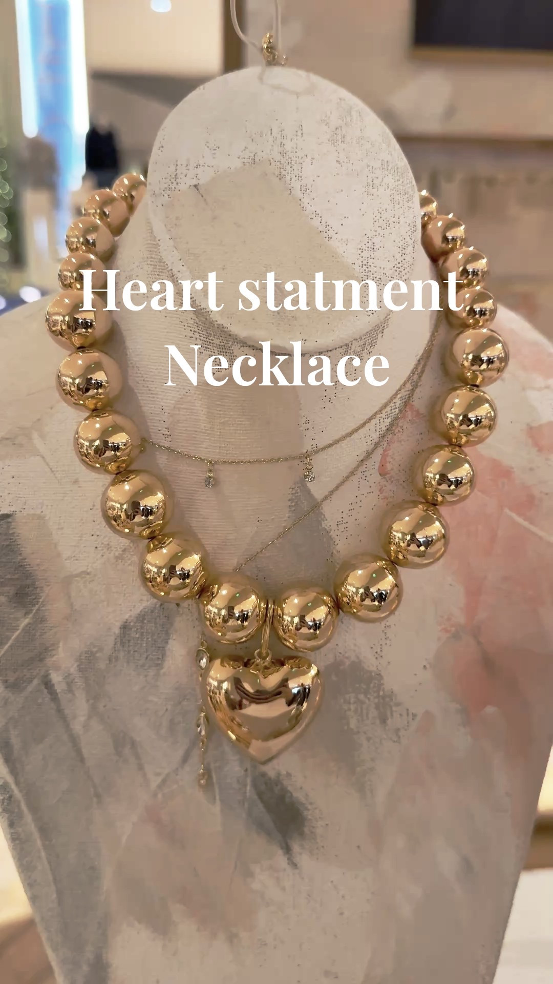 Heart statement necklace
On SALE under $40

Large gold beads and puff heart necklace, cute year round but darling for Valentine’s Day ❤️

Anthropologie 

#LTKSaleAlert #LTKFindsUnder50 #LTKOver40