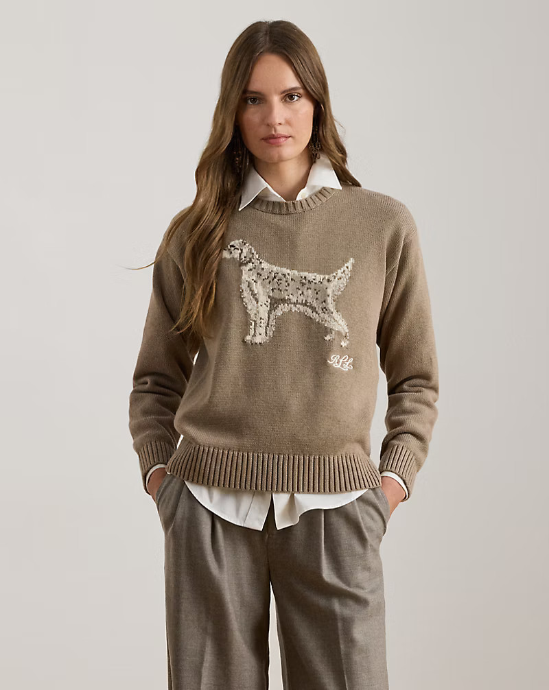 Intarsia-Knit English Setter Jumper | Ralph Lauren (UK)