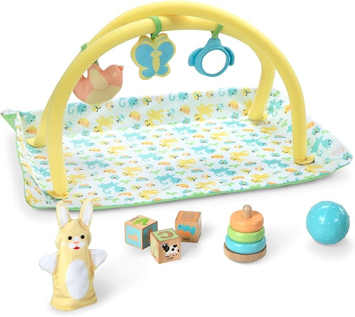 Melissa & Doug Mine to Love Toy Time Play Set for Dolls with Activity Gym, Stacker, Blocks, More ... | Amazon (US)