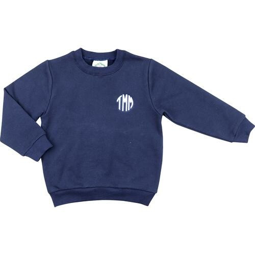 Navy Long Sleeve Sweatshirt | Cecil and Lou