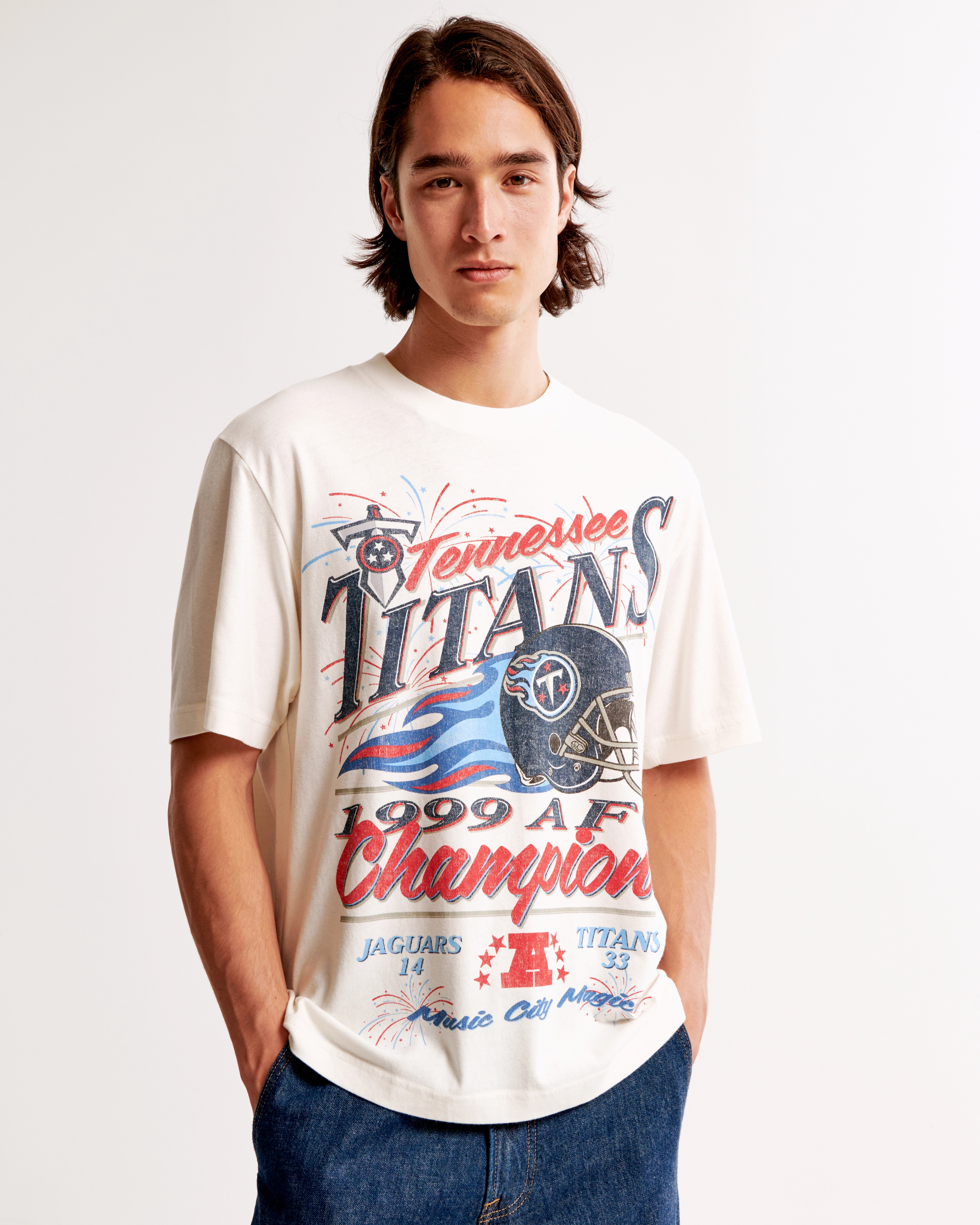 Tennessee Titans Vintage-Inspired Graphic Tee | Abercrombie & Fitch (US)