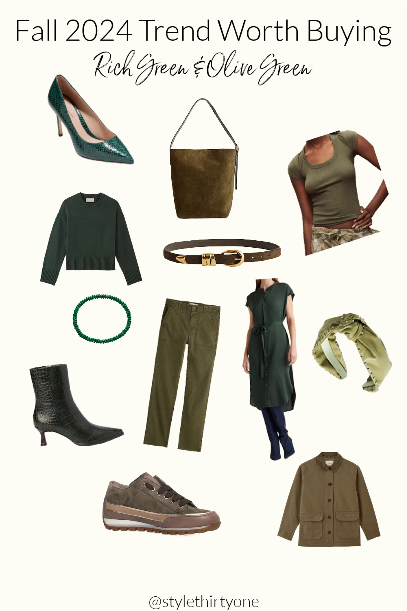 Deep, rich greens and shades of olive green are quintessential fall colors. Buying clothes and accessories in these colors in classic silhouettes and styling can be worn for years. Here are my favorite picks of the season!

#LTKSeasonal #LTKStyleTip #LTKOver40