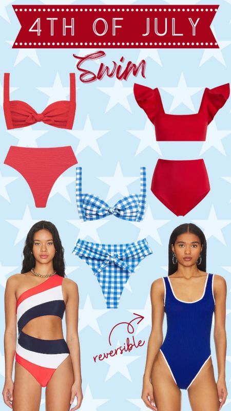 4th of July swimwear ❤️ obsessed with the one pieces!

#LTKswim #LTKunder100 #LTKunder50