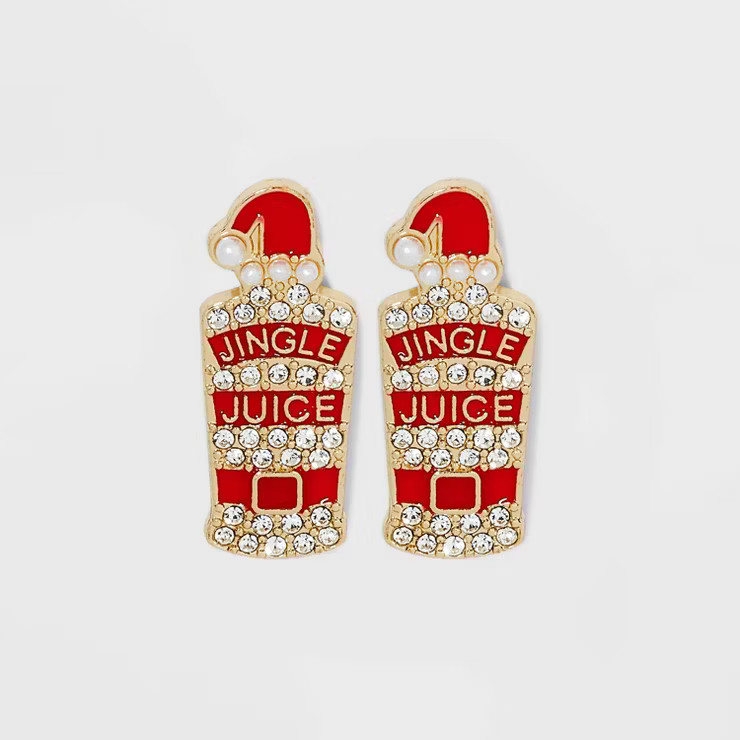 SUGARFIX by BaubleBar Naughty and Nice Statement Earrings - Red | Target