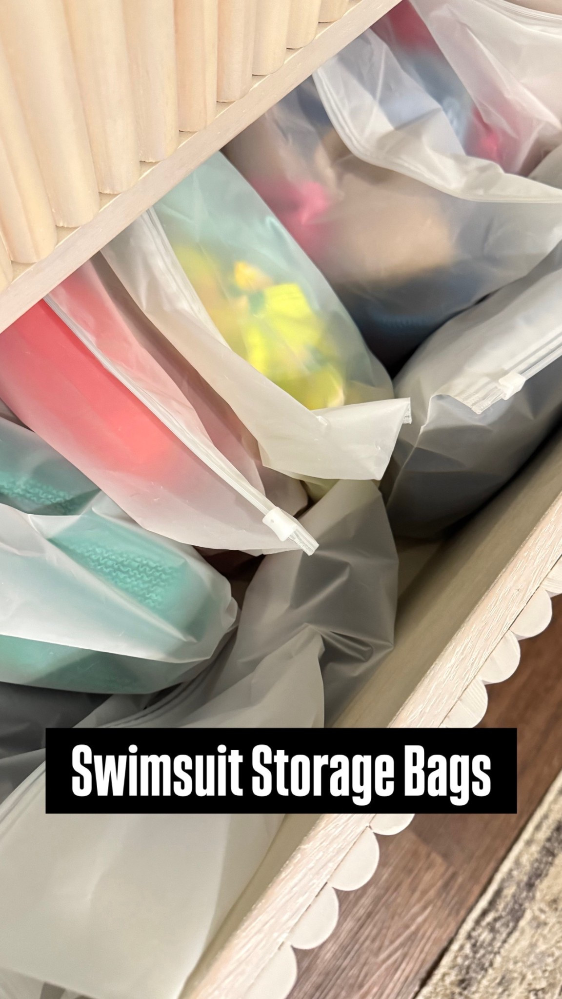 Swimsuit storage bags 👙🫶🏻

Organization, storage, swimsuits 

#LTKSeasonal #LTKHome #LTKgrwm