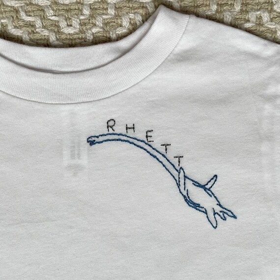 Dinosaur Short Sleeve Toddler/childrens T-shirt  Hand | Etsy | Etsy (US)