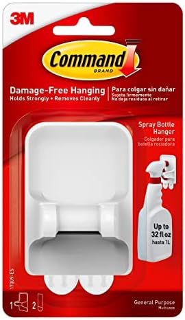 Command Spray Bottle Hanger with 2-Strips, Organize Damage-Free | Amazon (US)