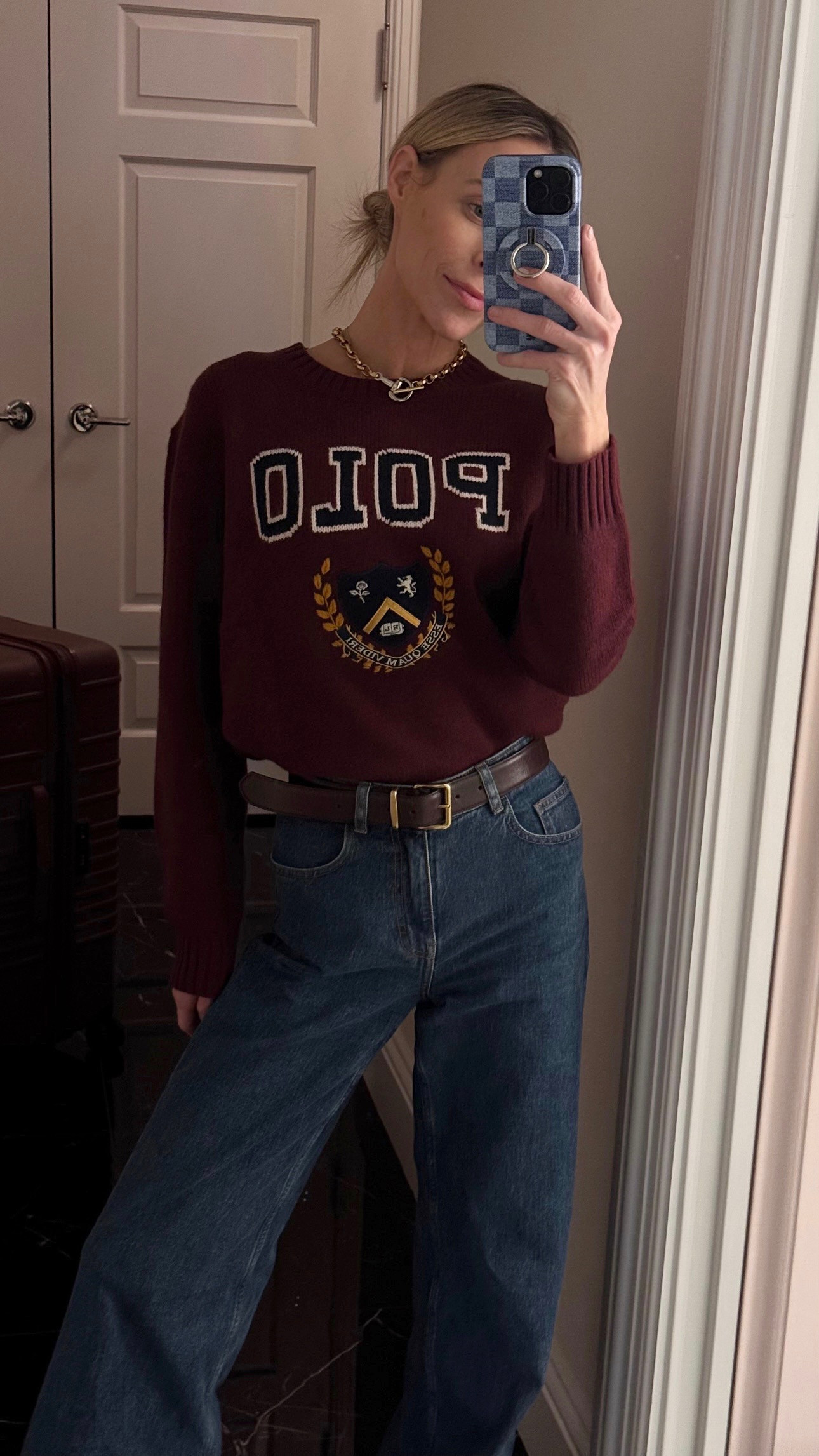 how good is this ralph lauren sweater? it's the perfect winter to spring transition piece♥️ 

 #LTKSeasonal #LTKStyleTip