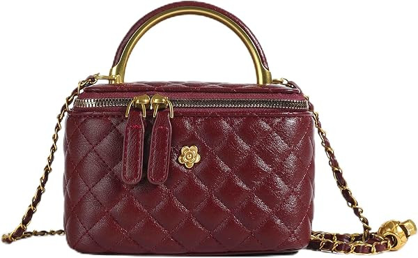 Mini Quilted Square Box Bag For Women | Amazon (US)