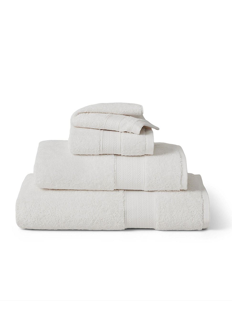 Organic Cotton Dawson Bath Towel - White - White | Saks Fifth Avenue