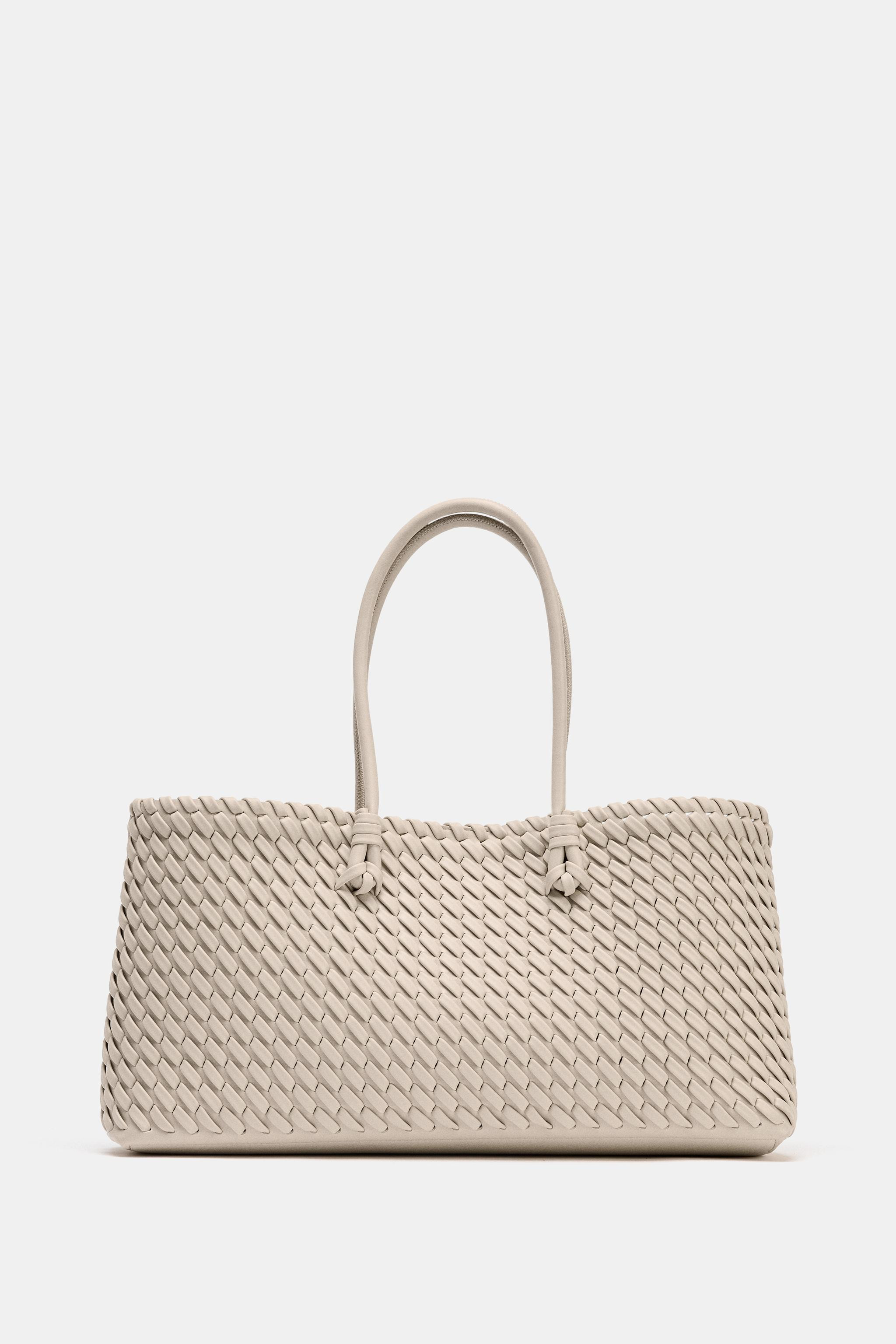 ELONGATED WOVEN SHOPPER | Zara US