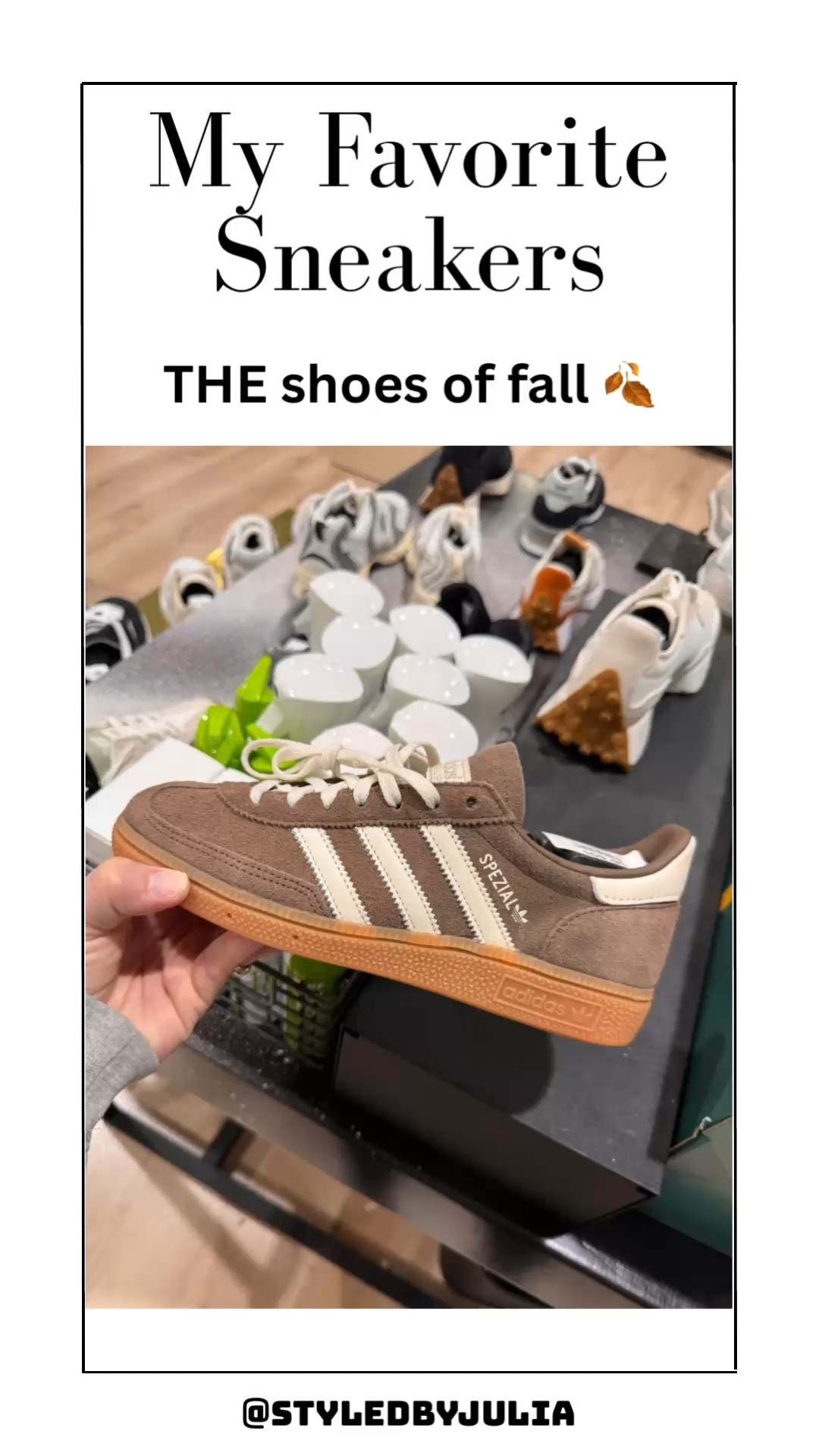 Brown sneakers tan shoes adidas fall outfits neutral outfits Christmas gift ideas gifts for her gifts for teens


These shoes are so cute and SO comfortable! Outer material is suede so it doesn’t squeeze your foot and insole has arch support! 

#LTKGiftGuide #LTKShoeCrush #LTKStyleTip