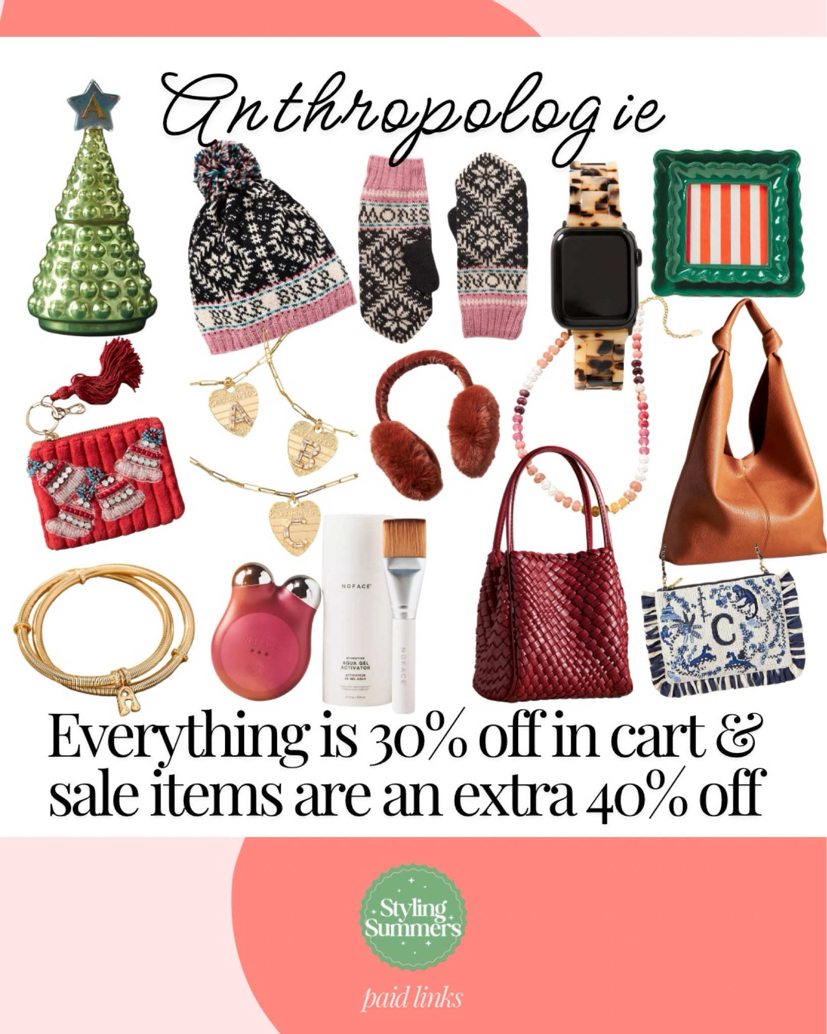 Anthropologie deals! 30% off and 40% off sale items going on for cyber Monday and Black Friday! 

#LTKGiftGuide #LTKHoliday #LTKCyberWeek