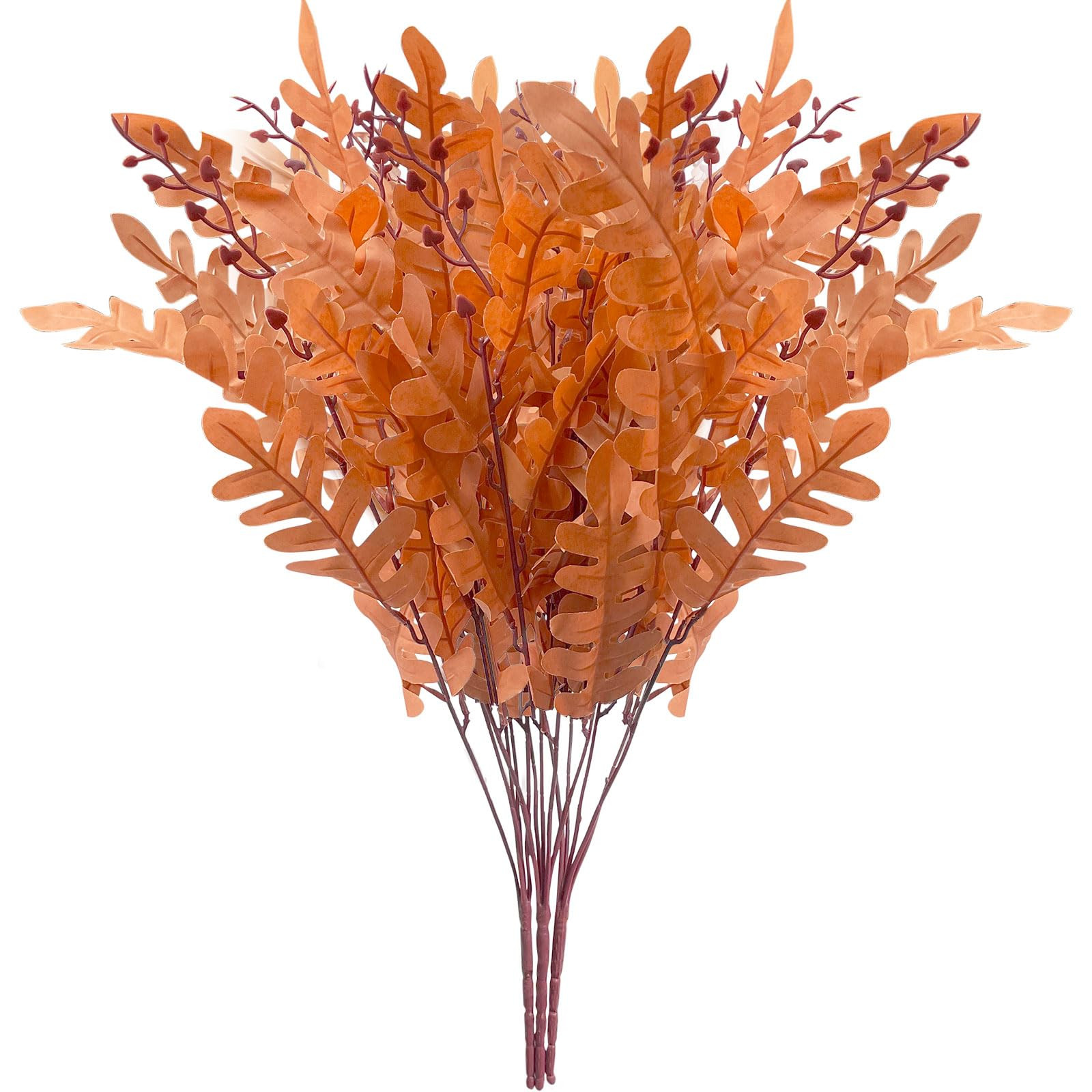 3 PCS Artificial Greenery Stems Fall Leaves Stem, Autumn Faux Flowers, Autumn Decorations Artific... | Amazon (US)
