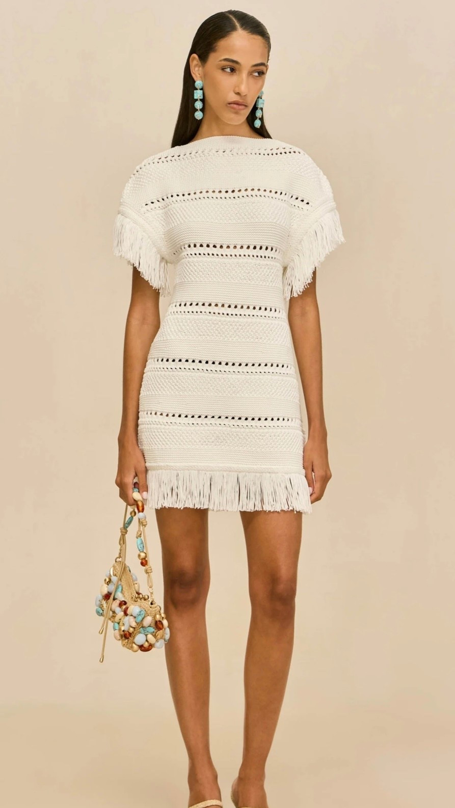 Effortless resort elegance 🤍 This white crochet fringe mini dress is the perfect blend of texture and feminine style. Ideal for vacations, beach dinners, summer parties, and chic resort nights.

Keywords: white crochet dress, fringe mini dress, resort wear dress, vacation outfit, summer party dress.

#LTKdresses