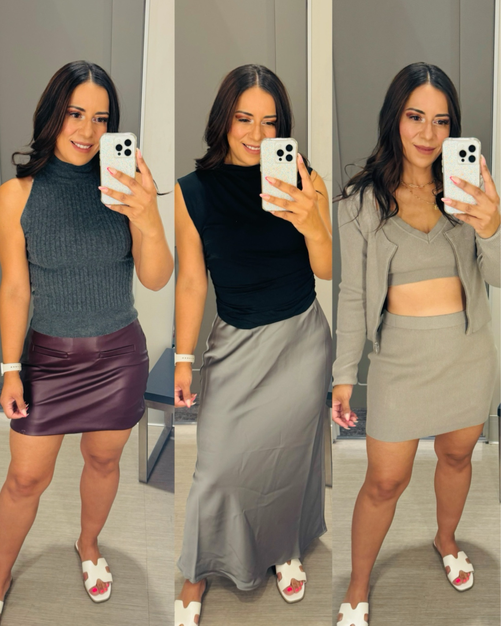 Falling for layers 🍂🍁 Skirt season is officially here, and I’m loving every cozy, breezy moment! 🍂 Whether it's paired with chunky knits or chic boots, fall skirts are the perfect way to elevate your autumn wardrobe. How are you styling your skirts this season?