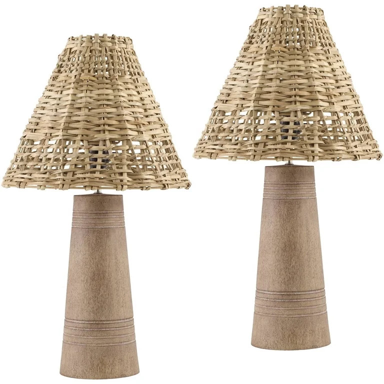 Livabliss Trout Traditional Accent Table Lamp, 22-inch, Brown (Set of 2) | Walmart (US)