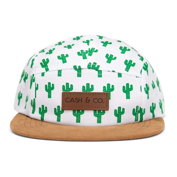 Kids' Cash & Co. Cactus Snapback Hat Small Green/White | Scheels
