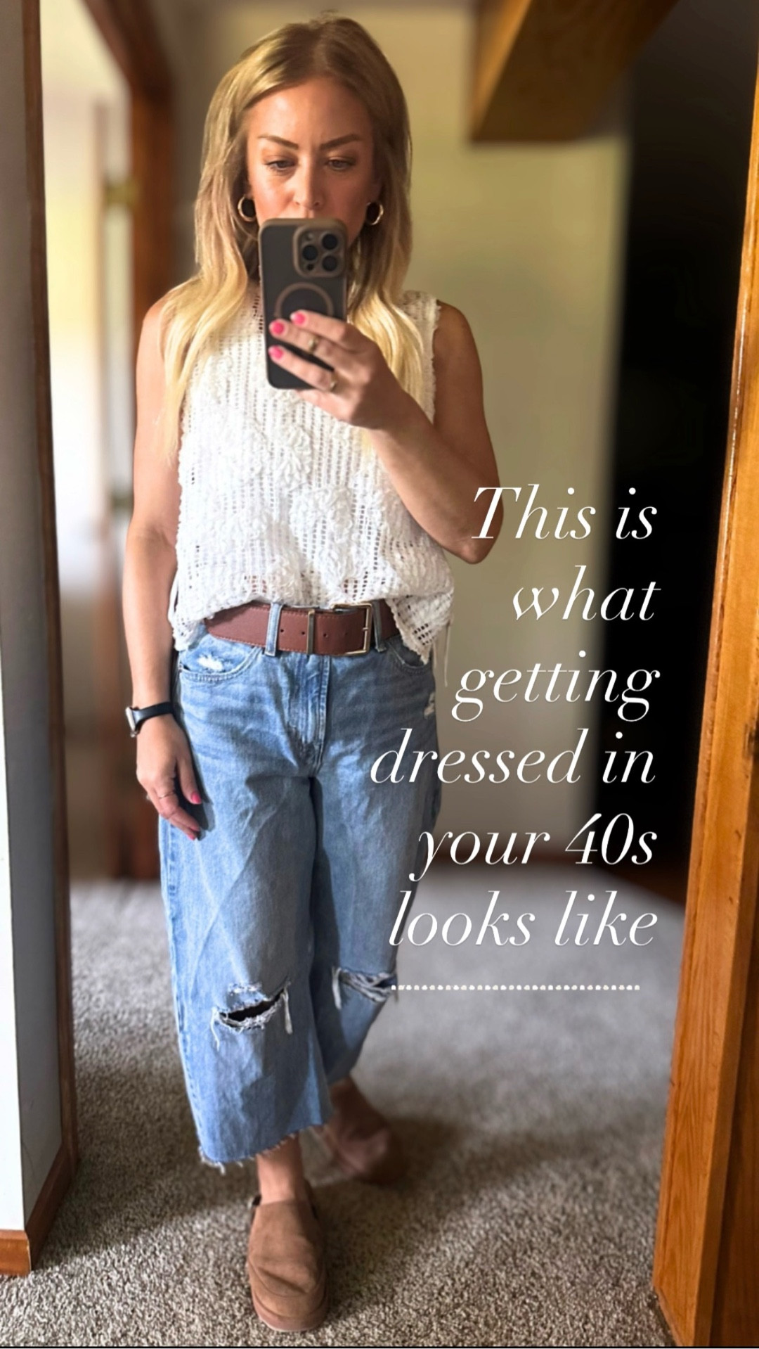 This is my sweet spot lately—
easy, comfortable, but still pulled together enough to feel like me and not just everyone’s housekeeper.

And if I can go from school drop off ➝ lunch date with a girlfriend feeling semi put together?

We’re calling that a win.

Everything is linked on my LTK → tap to shop or save for your next “I need to get dressed but don’t want to try” day 🤍

#LTKootd #LTKOver40 #LTKPetite